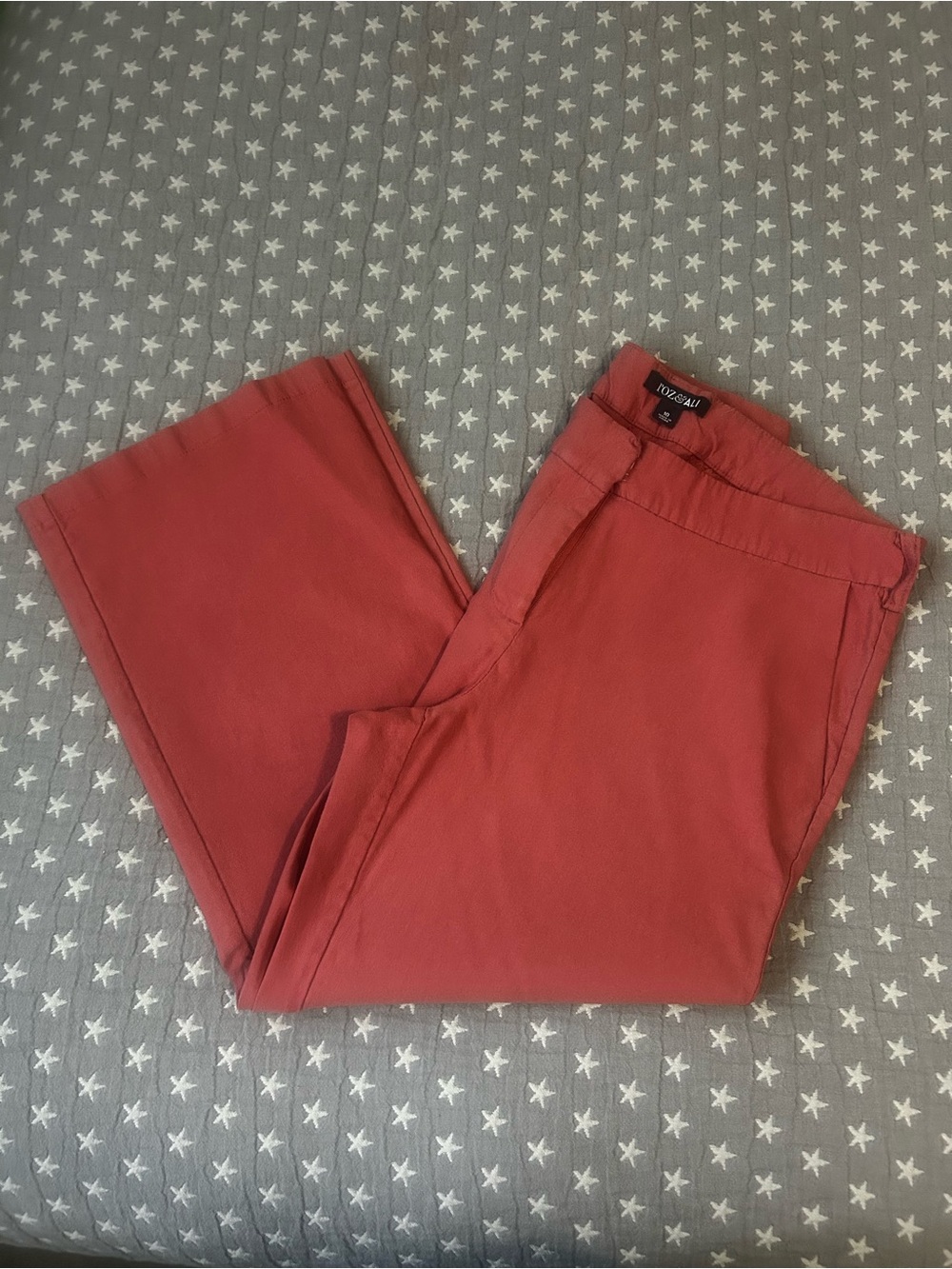 Roz & Ali Women's Rust Capri Pants